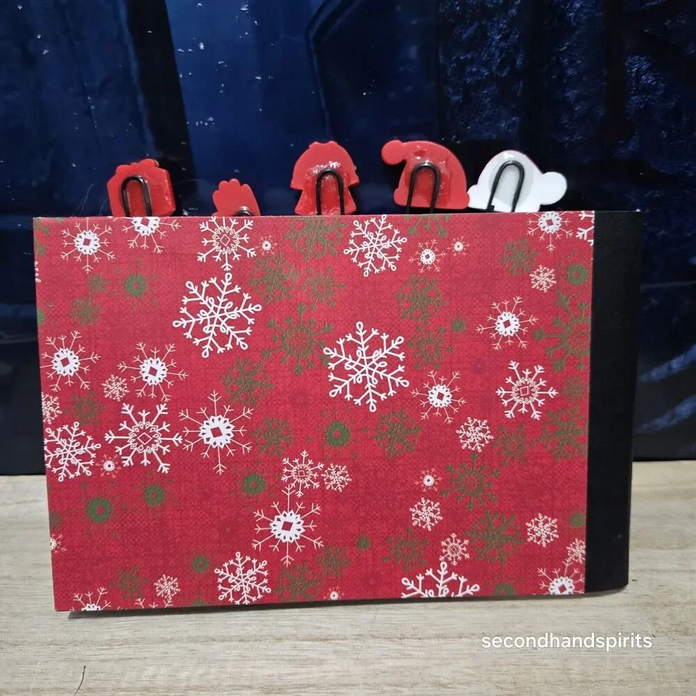 Handmade Notebook Journal Altered Composition Book 7½ x 5 inches Christmas